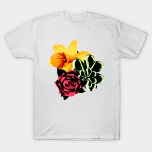 Rose, Daffodil and shamrock T-Shirt